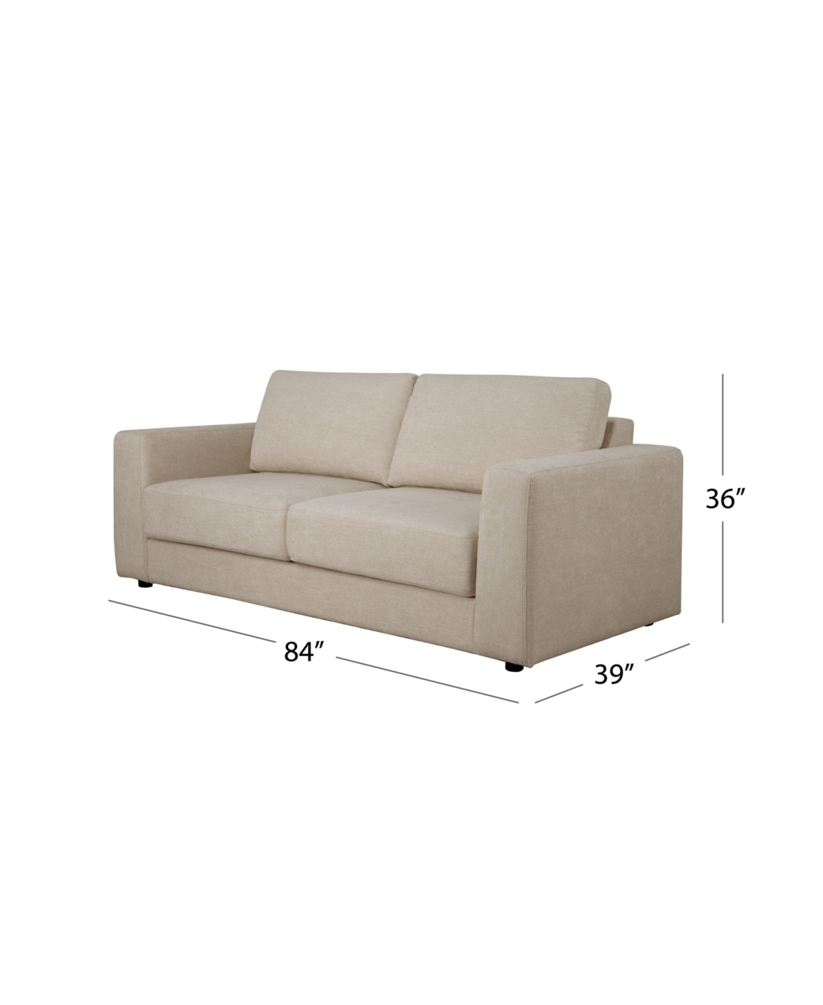 Elizabeth Stain-Resistant Fabric Sofa