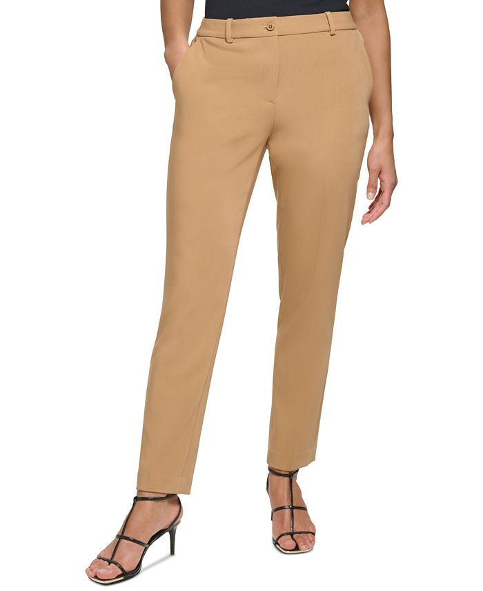 DKNY Petite Straight-Leg Essex Pants, Created for Macy's - Macy's