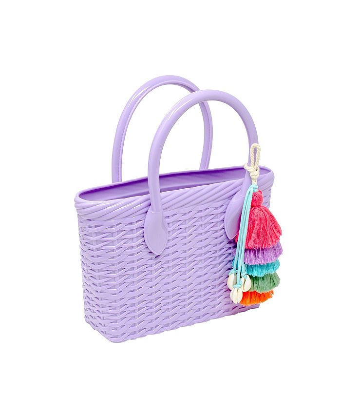 Tiny Treats Girl's Lavender Tiny Jelly Weave Tote Bag - Macy's