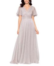 Macy's rose gold cheap prom dress