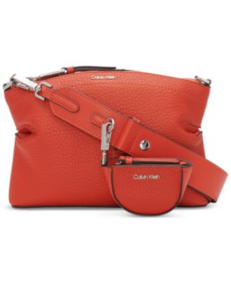 Calvin Klein - Cypress Small Faux Pebbled Leather Crossbody