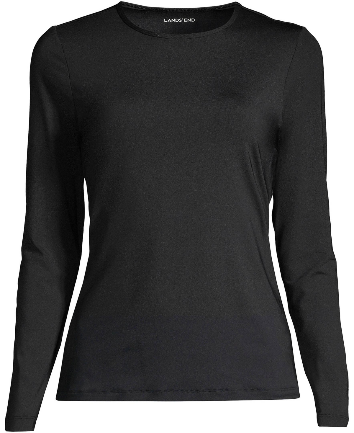 Lands' End Petite SunShade Upf 50 Long Sleeve Relaxed Rash Guard