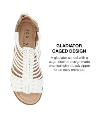 Women's Delilah Gladiator Sliver Wedge Sandals