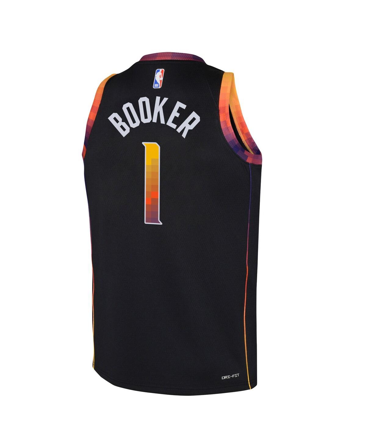 Big Boys and Girls Jordan Devin BookerPhoenix Suns 2022/23 Swingman Jersey - Statement Edition - Black