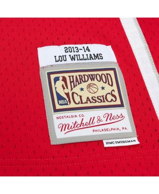 Men's Lou Williams Red Atlanta Hawks Hardwood Classics Swingman Jersey