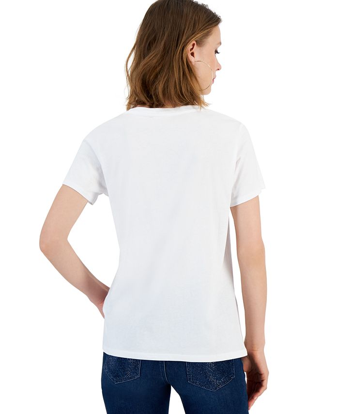 GUESS Women's Positano Lemon T-Shirt - Macy's