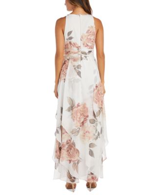 Petite Keyhole Halter Gown