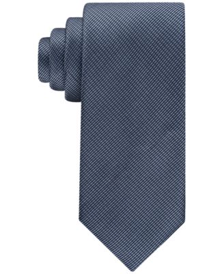 Calvin Klein - Men's Stitch Solid Textured Tie