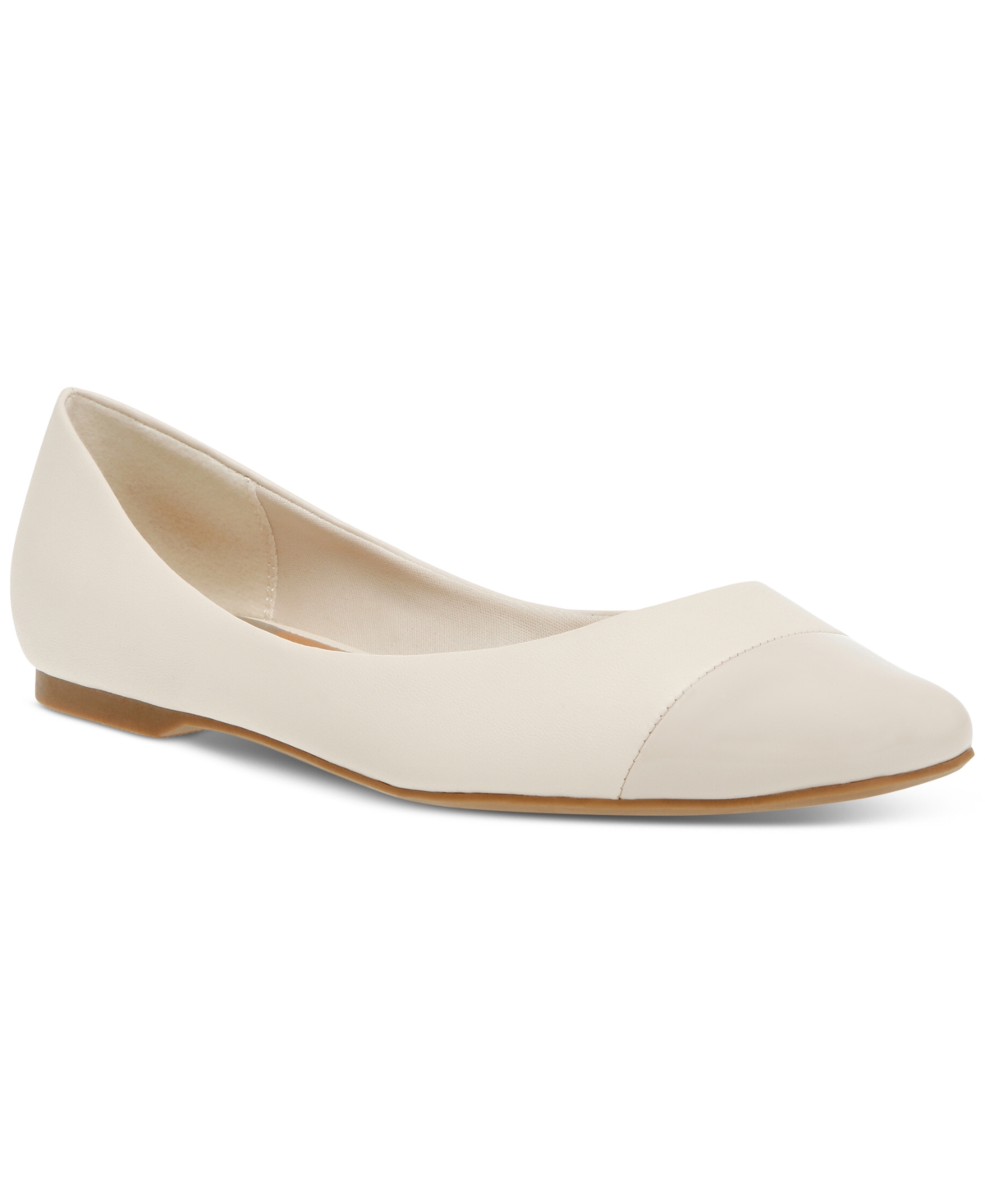 Dv Dolce Vita Women's Melinda Ballet Cap-toe Flats In Ivory