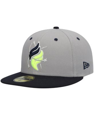 Men s New Era Gray Columbia Fireflies Authentic Collection Team Alternate 59FIFTY Fitted Hat Macy s