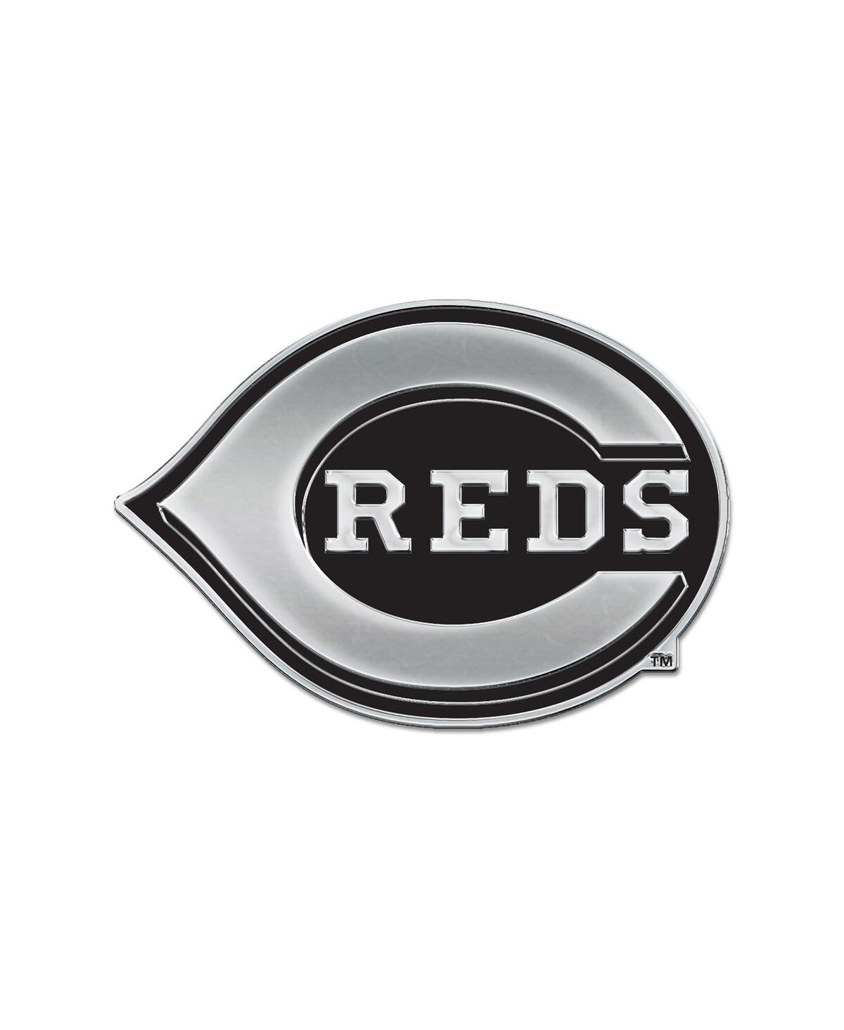 Wincraft Cincinnati Reds Team Chrome Car Emblem In Black