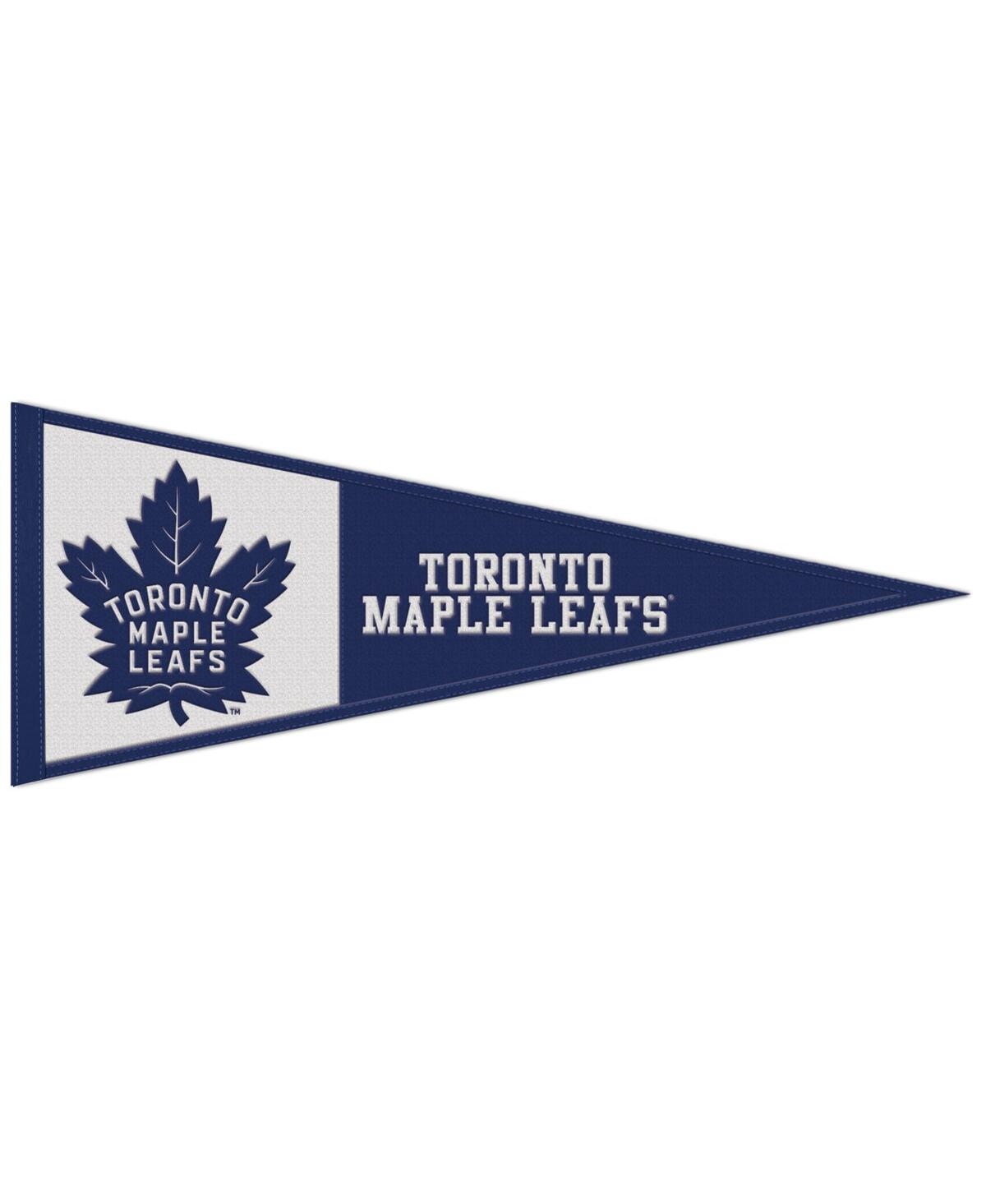 Wincraft Toronto Maple Leafs 13" X 32" Wool Primary Logo Pennant In Navy