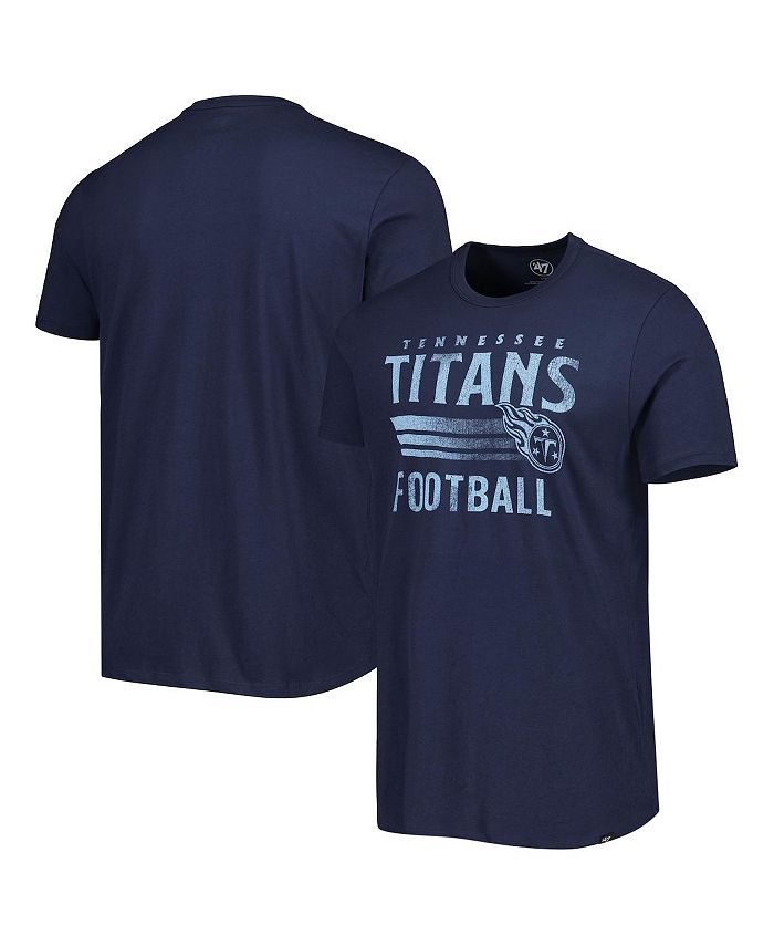 Men's Tennessee Titans '47 Navy Brand Wide Out Franklin Long