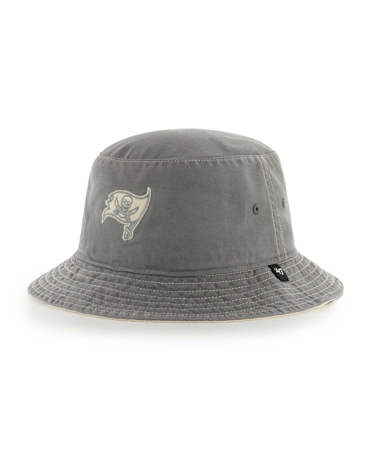 47 Brand Men's ' Gray Tampa Bay Buccaneers Trailhead Bucket Hat