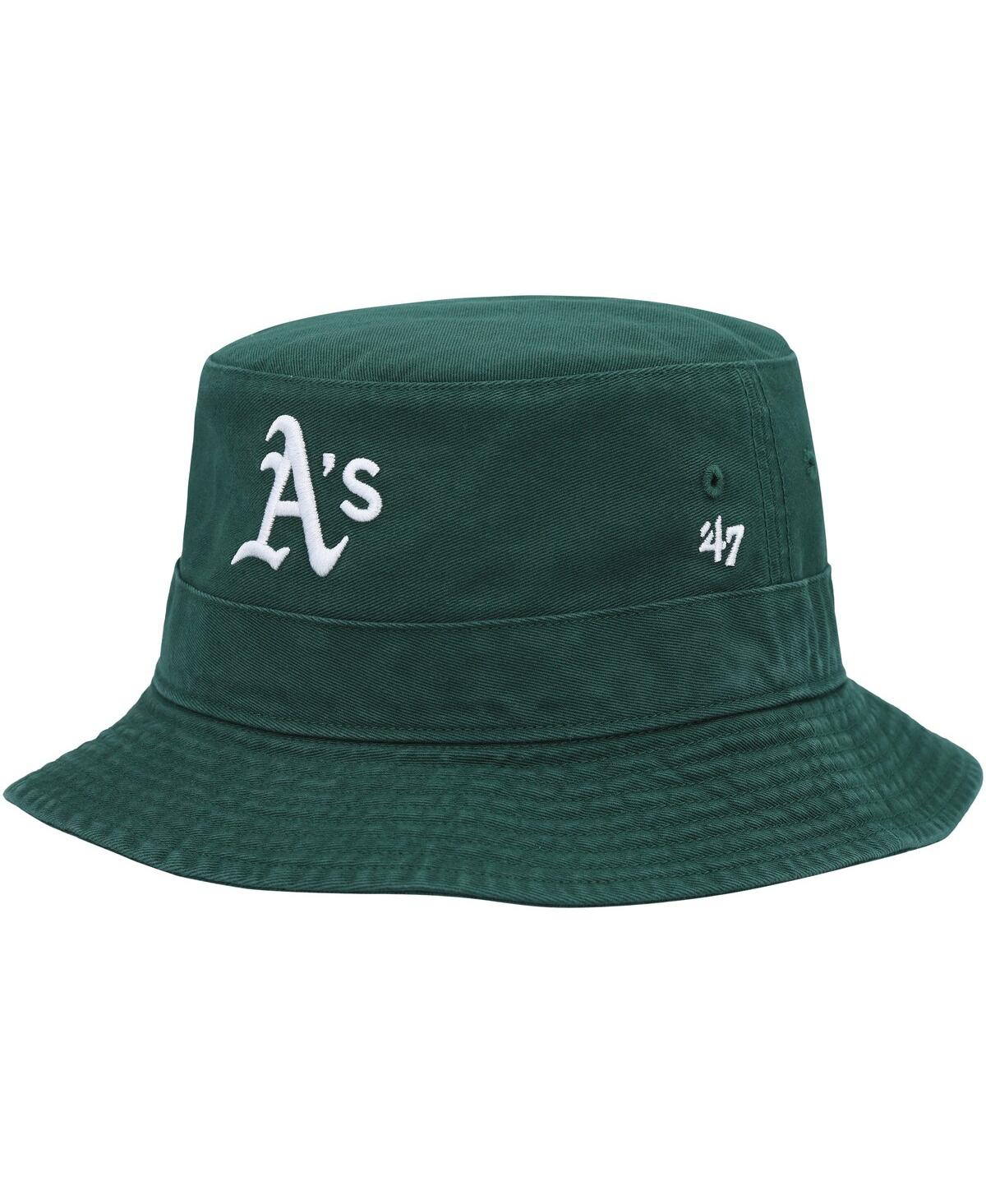 Shop 47 Brand Men's ' Green Oakland Athletics Primary Bucket Hat