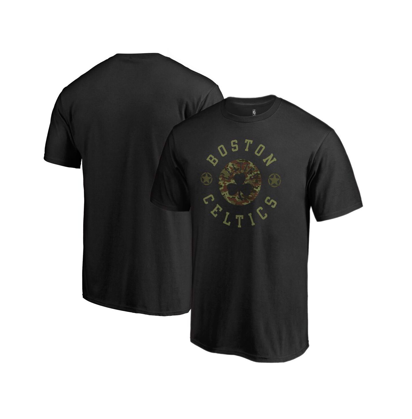 Мужская футболка Fanatics Black Boston Celtics Liberty — фото 2