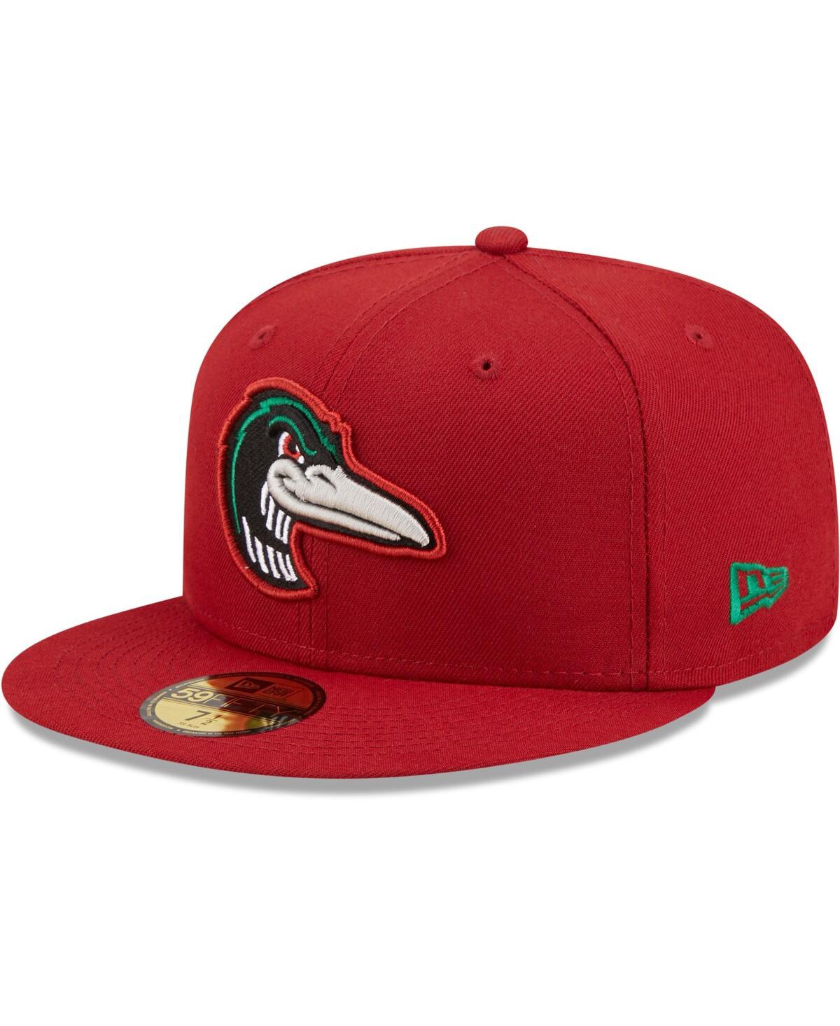 Men's New EraGreat Lakes Loons Authentic Collection 59FIFTY Fitted Hat - Red