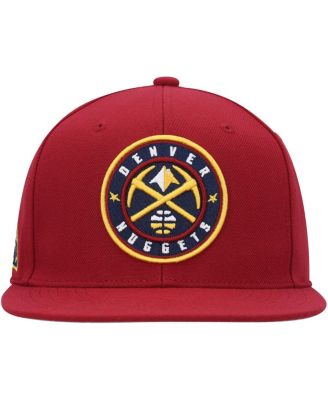Men's Red Denver Nuggets Side Core 2.0 Snapback Hat