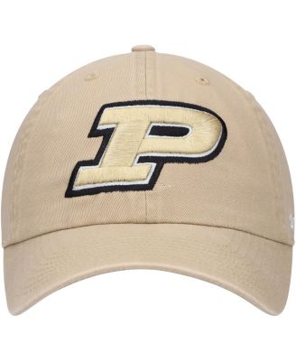 Men's Khaki Purdue Boilermakers Clean Up Adjustable Hat