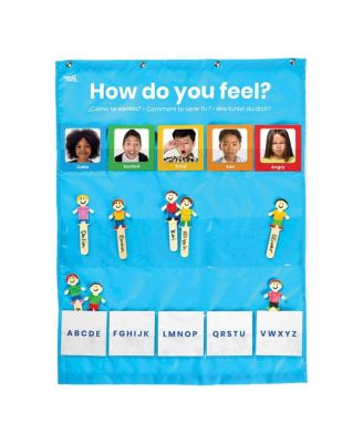 Learning Resources 93385 Express Your Feelings Pocket Chart, Multicoloured