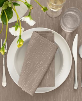 Continental Solid Texture Water and Stain Resistant Napkins 17 x 17, Set/4