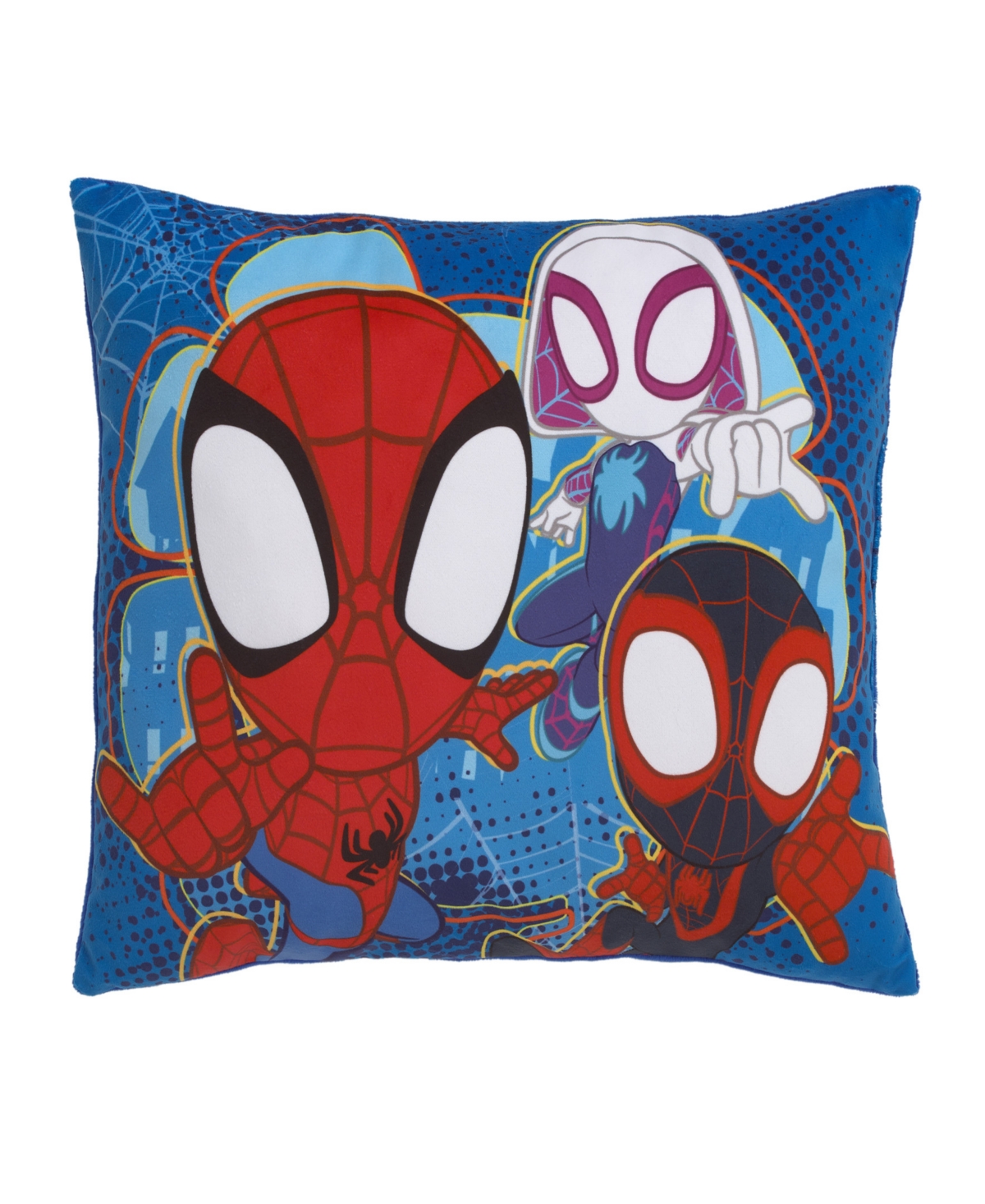 Marvel Spidey Team Toddler Decorative Pillow, 15" X 12" In Red