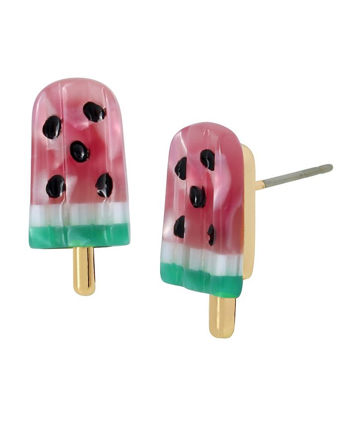 Betsey johnson watermelon earrings hot sale