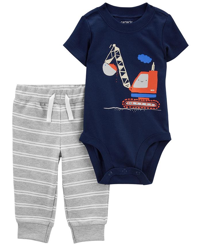 Carter's Baby Boys Bodysuit and Pants, 2 Piece Set - Macy's