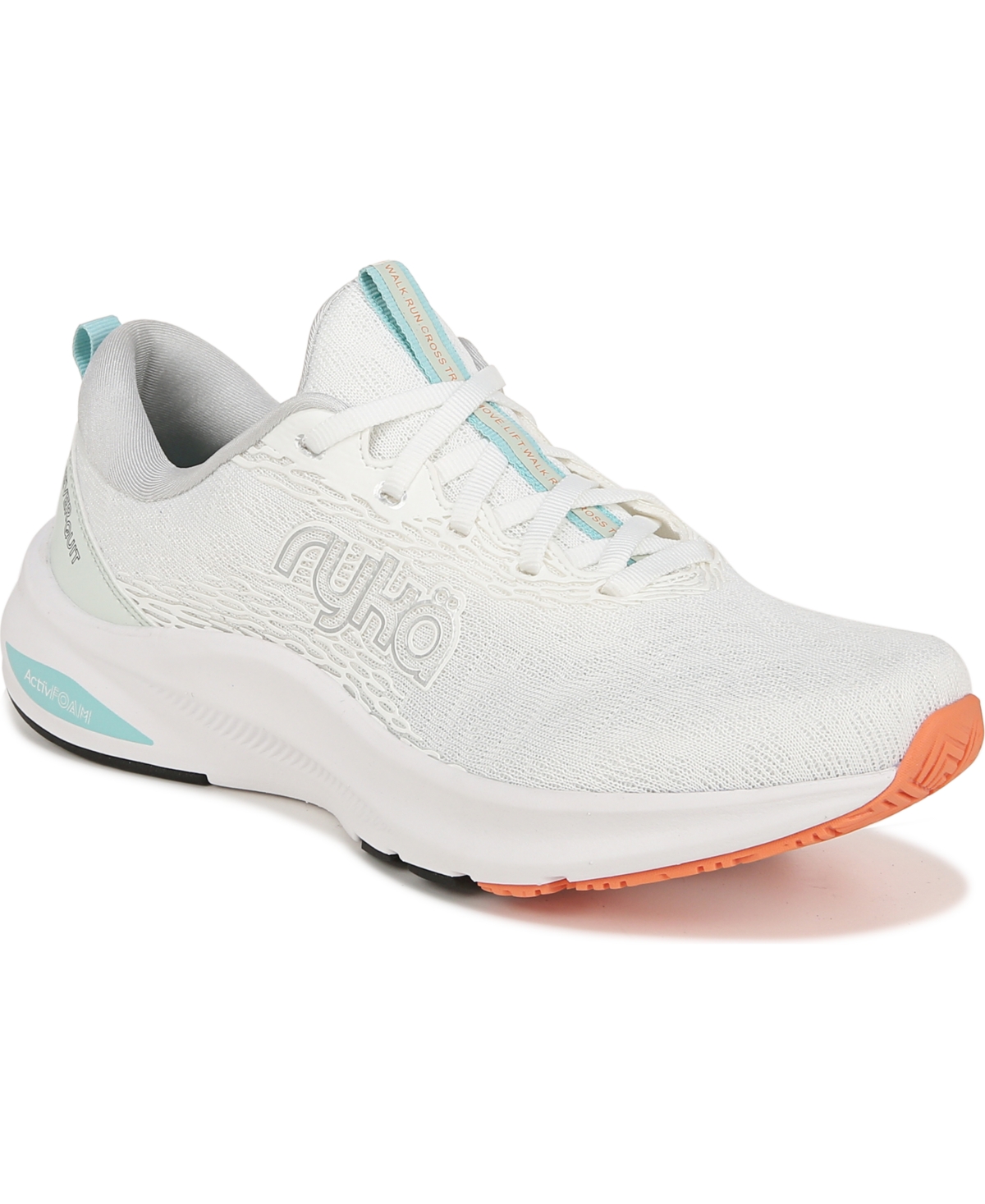 Shop Ryka Women's Never Quit Training Sneakers In White Fabric