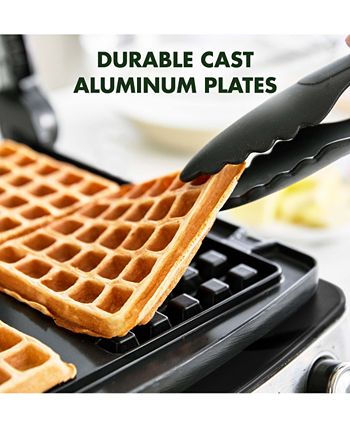 Greenpan Elite Ceramic Nonstick 4-Square Waffle Maker