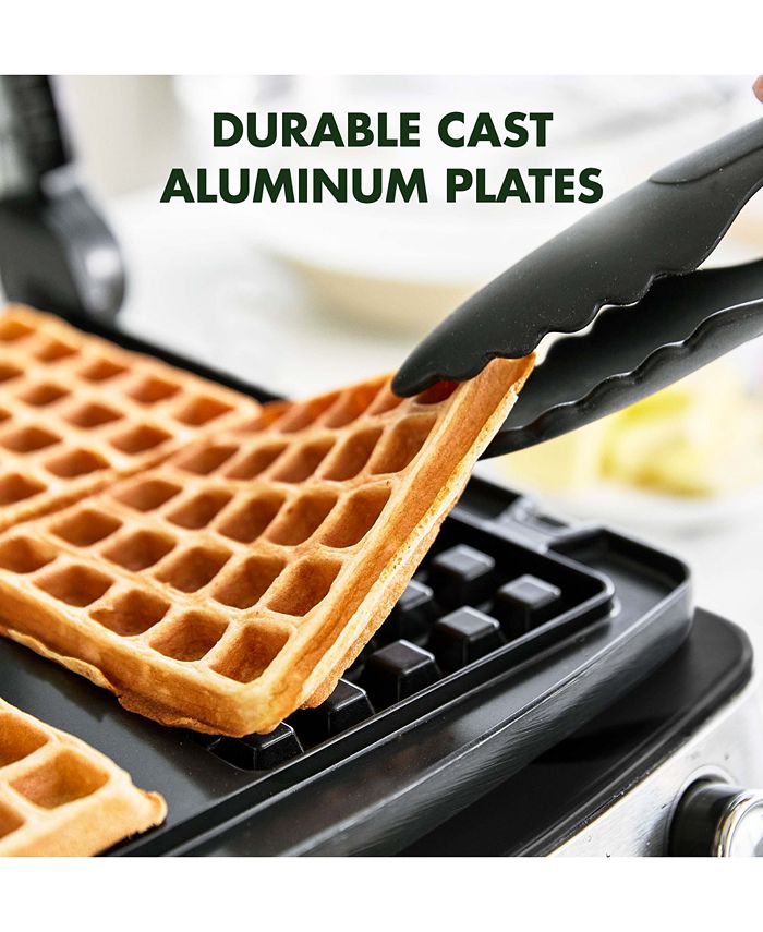 GreenPan Elite 4Square Nonstick Belgian & Regular Waffle Maker Macy's
