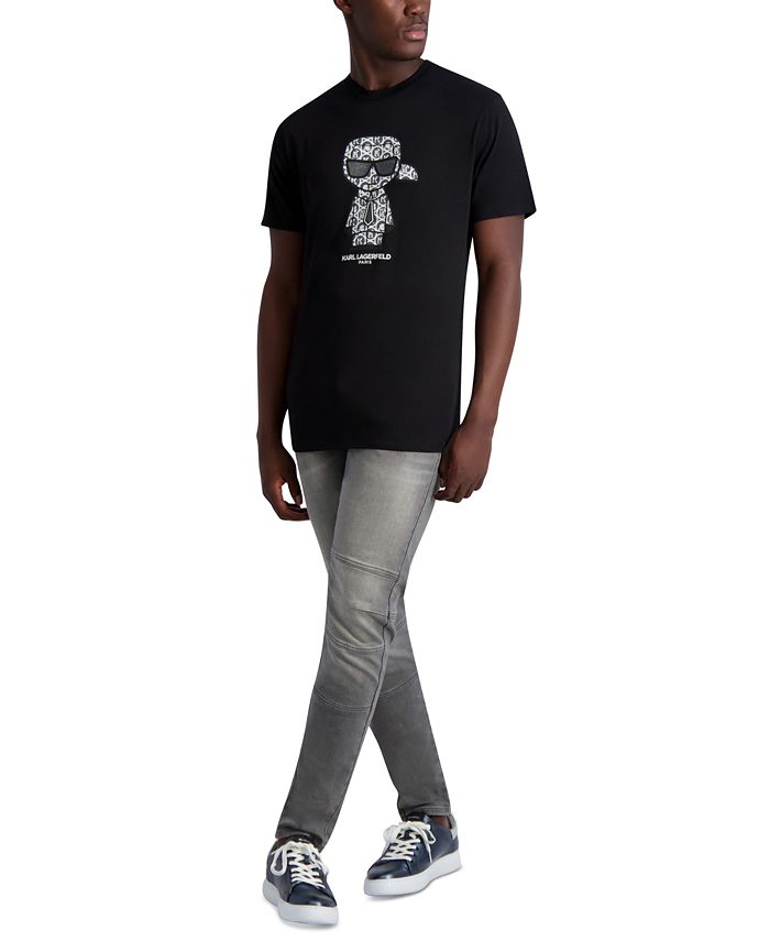 Men's IKONIK KARL MONOGRAM POCKET T-SHIRT by KARL LAGERFELD