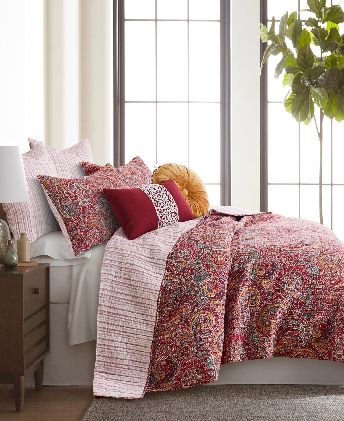 Levtex Kimpton Embroidered Pillow,