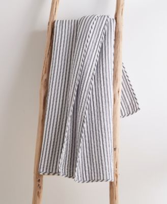 Tobago Stripe Reversible Quilted Throw, 50" x 60"