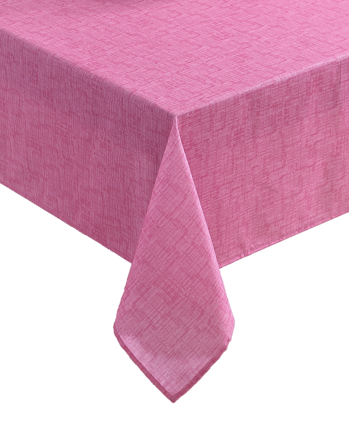 Laura Ashley Easy Care Tablecloth, 60" X 84", Service For 6 In Magenta
