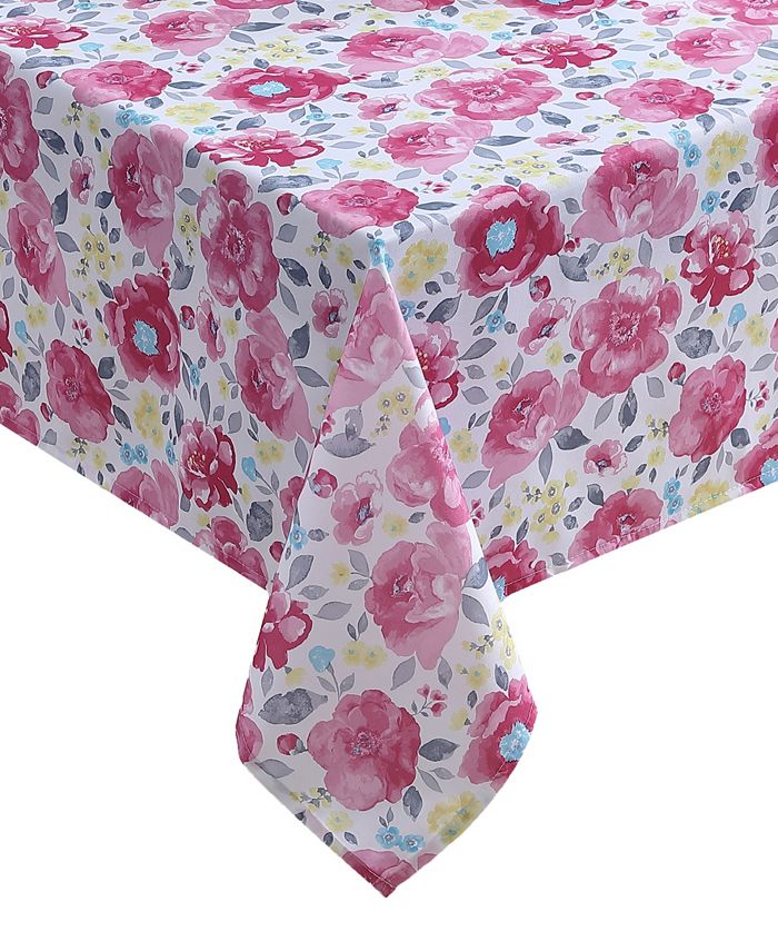 Laura Ashley Easy Care Tablecloth, 60" x 84", Service for 6 Macy's