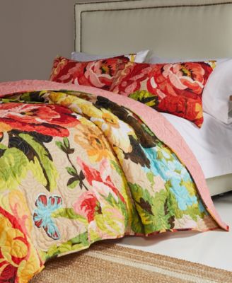 Senna Floral Boho 2 Piece Quilt Set, Twin/Twin XL