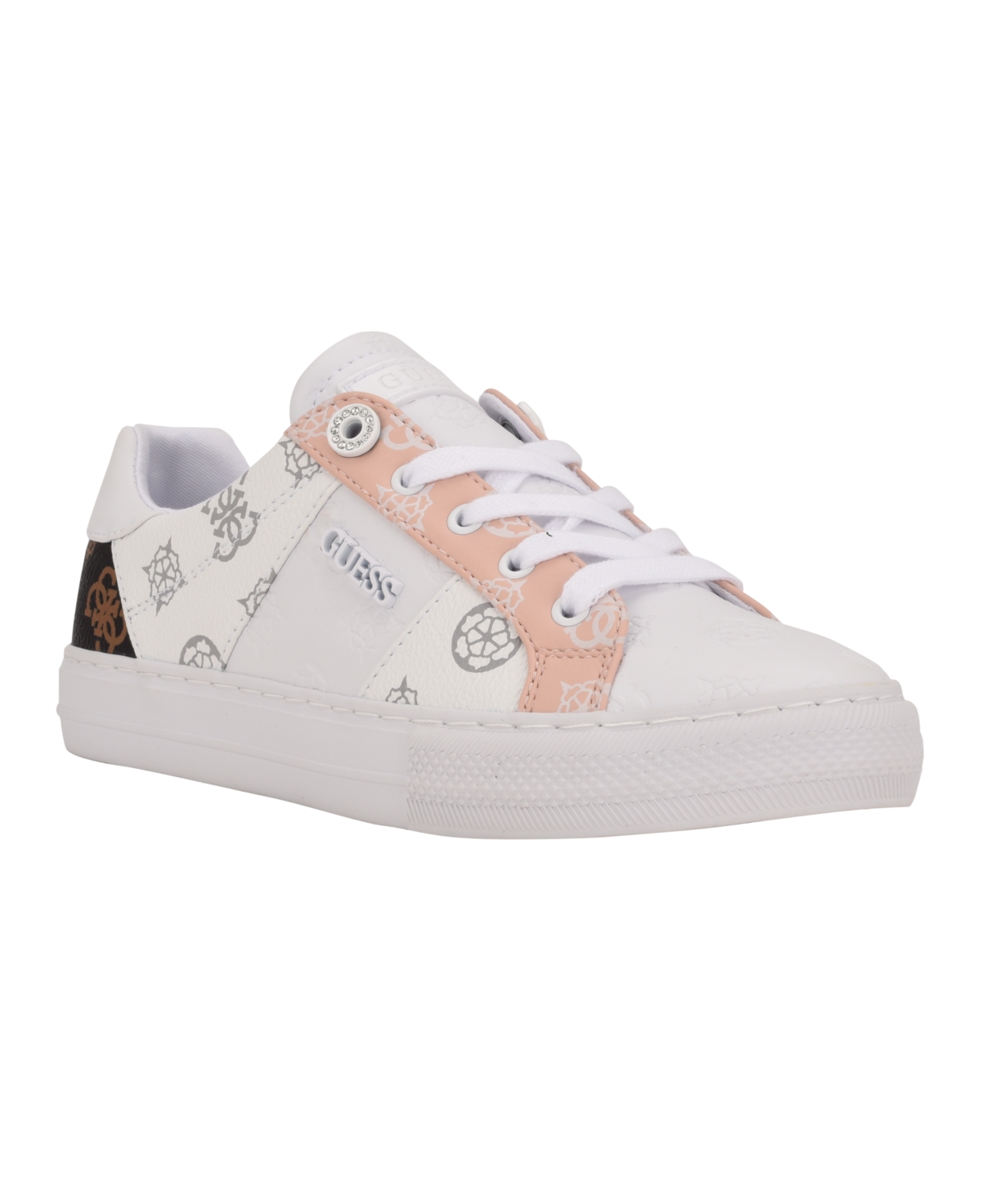 GUESS WOMEN'S LOVEN CASUAL LACE-UP SNEAKERS
