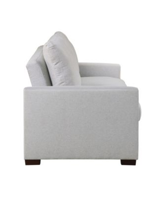 White Label Aragon 77" Convertible Studio Sofa with Pull-Out Bed