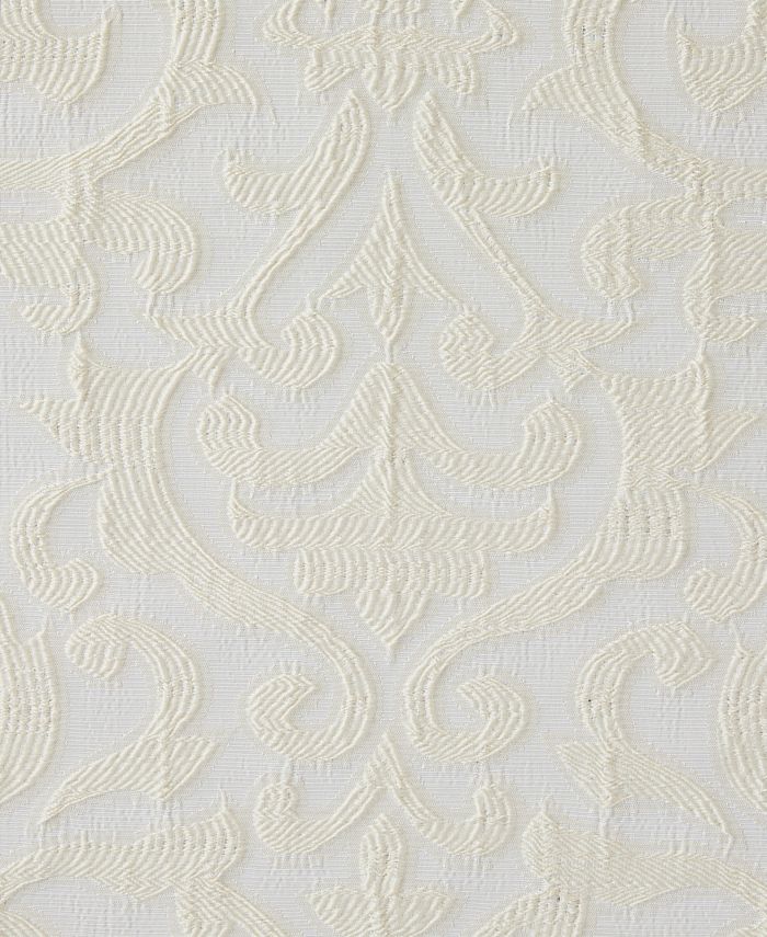 Tahari Home Asteria Damask Jacquard Blackout 2Piece Curtain Panel Set