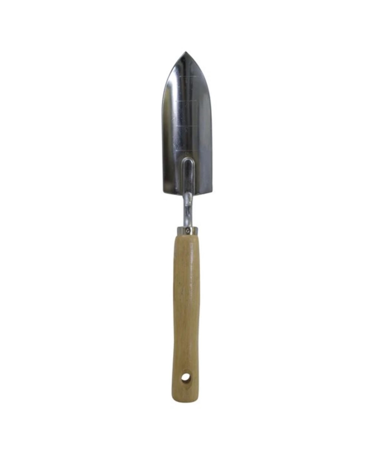Hand Transplanter w Chrome Plated Head and Contoured Wood Handle - Multi