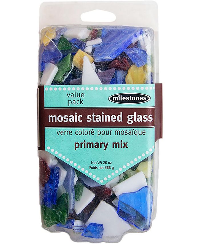 Midwest Milestones Mosaic Glass 20oz Value PackPrimary Colors Macy's