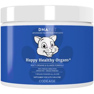 DNA PET Happy Healthy Organs & Glands Supplement For Cats, Freeze-Dried ...