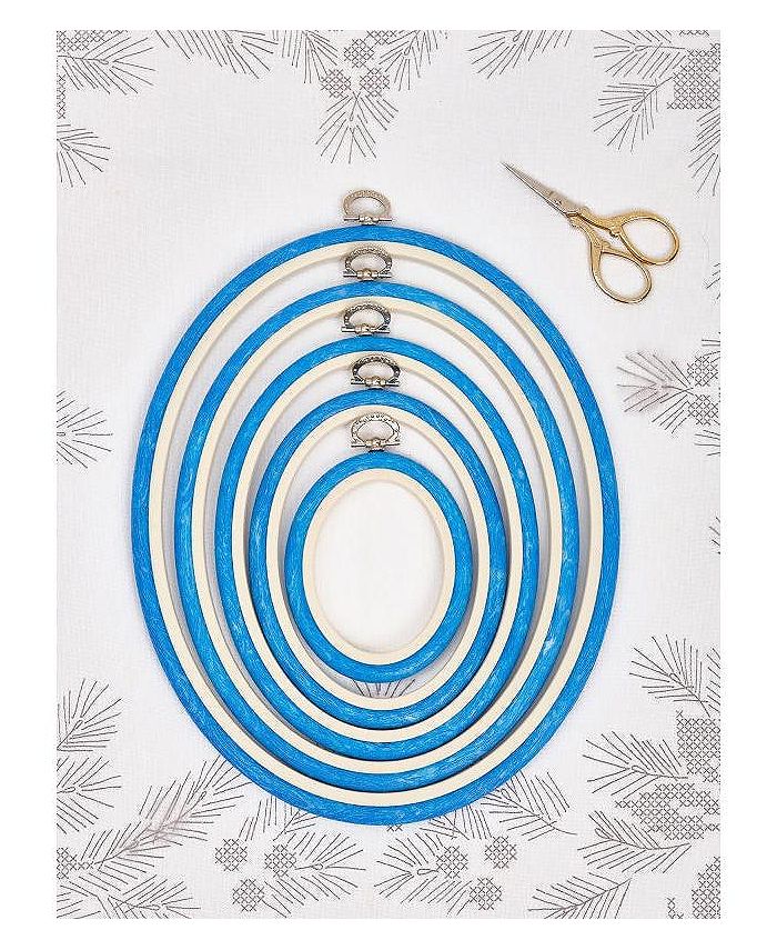 Nurge Flexi Hoop Telaio Rotondo Da Ricamo 20,5 Cm – Per Esporre Punto Croce
