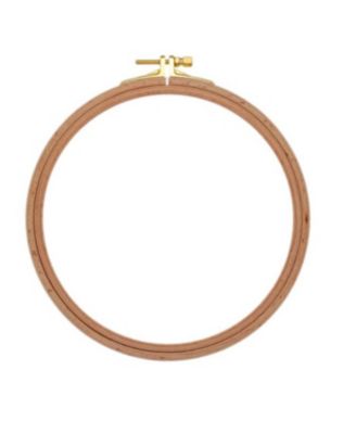 Nurge 8mm Screwed Wooden Embroidery Hoop in Brown | 8.66 | Michaels