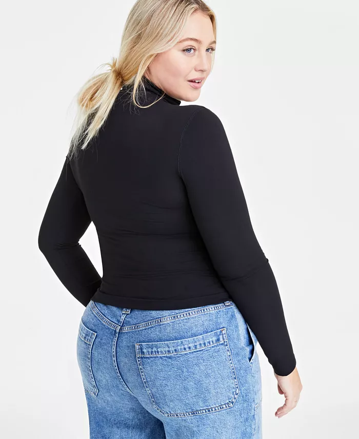 Women's Modal Long Sleeve Turtleneck - thumbnail 3