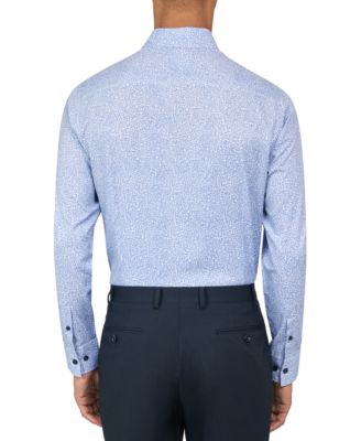 Men’s Recycled Slim Fit Floral 4-Way Stretch Performance Dress Shirt