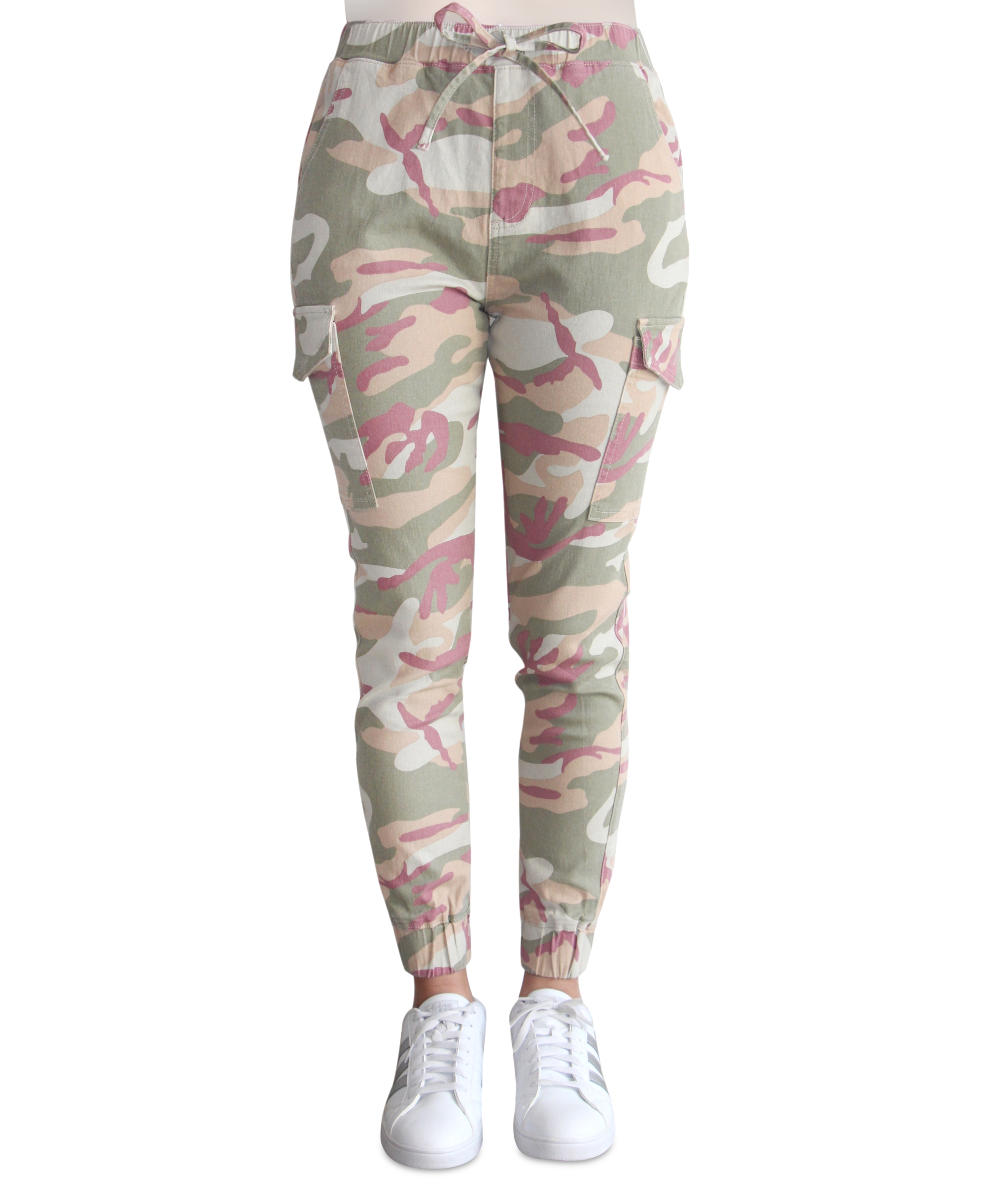 Camo high waisted joggers clearance