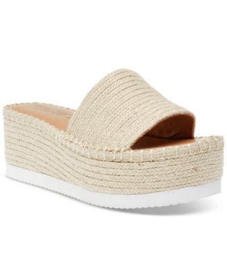 Wild Pair Shermer Slide Espadrille Platform Wedge Sandals, Created for ...