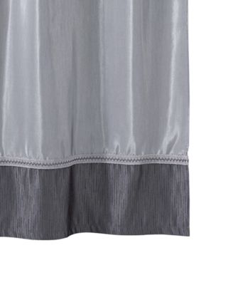 Avanti Braided Medallion Colorblocked Shower Curtain, 72" x 72"